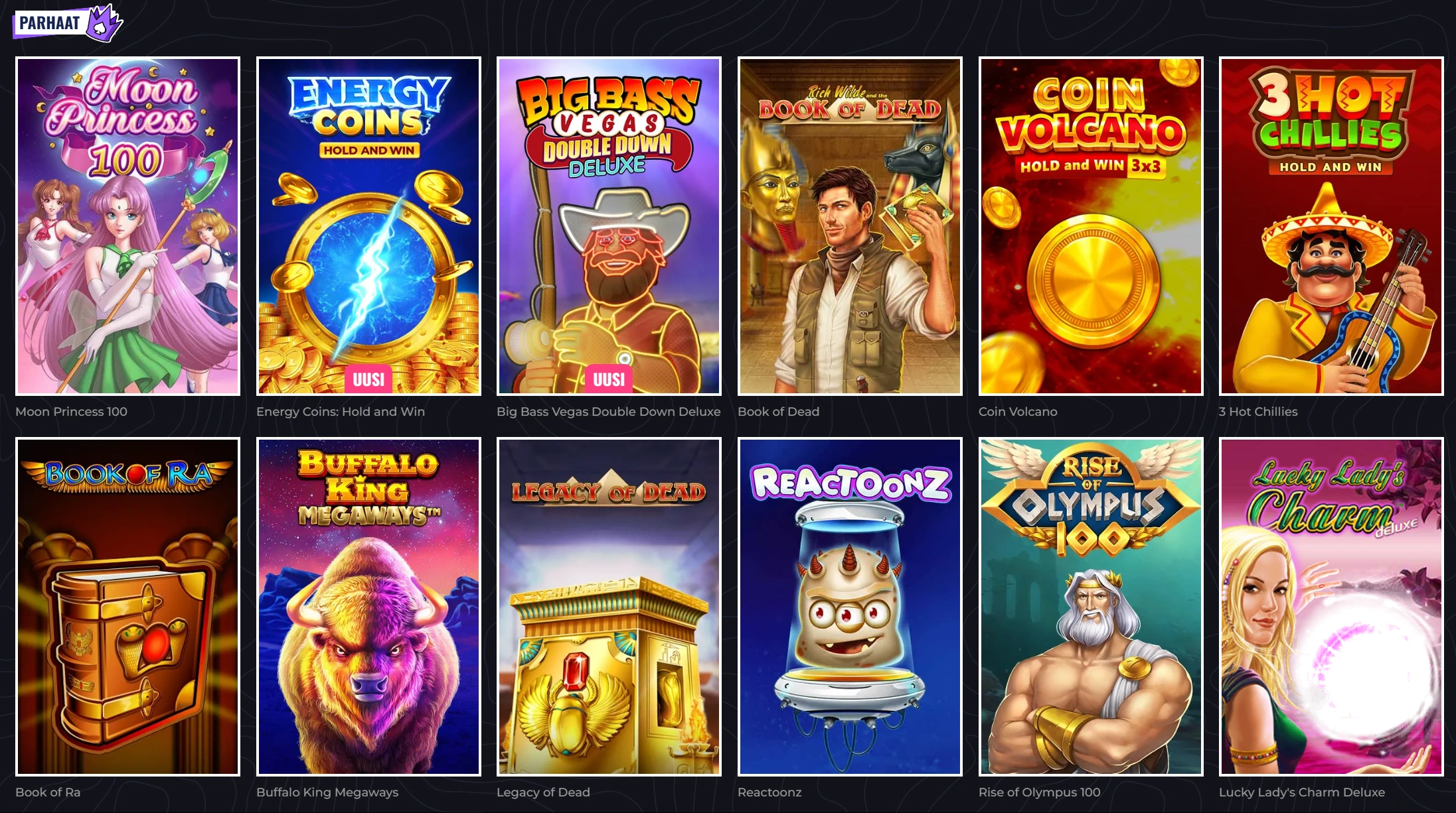 LunuBet Kolikkopelit